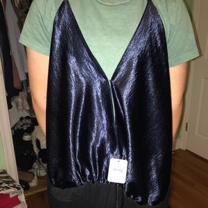 Free People satin bodysuit